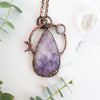 Lepidolite & Rainbow Moonstone Necklace