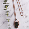 Labradorite Copper Coffin Necklace