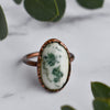 Tree Agate Copper Ring