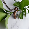 Labradorite Copper Coffin Necklace