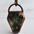Moss Agate Copper Coffin Necklace